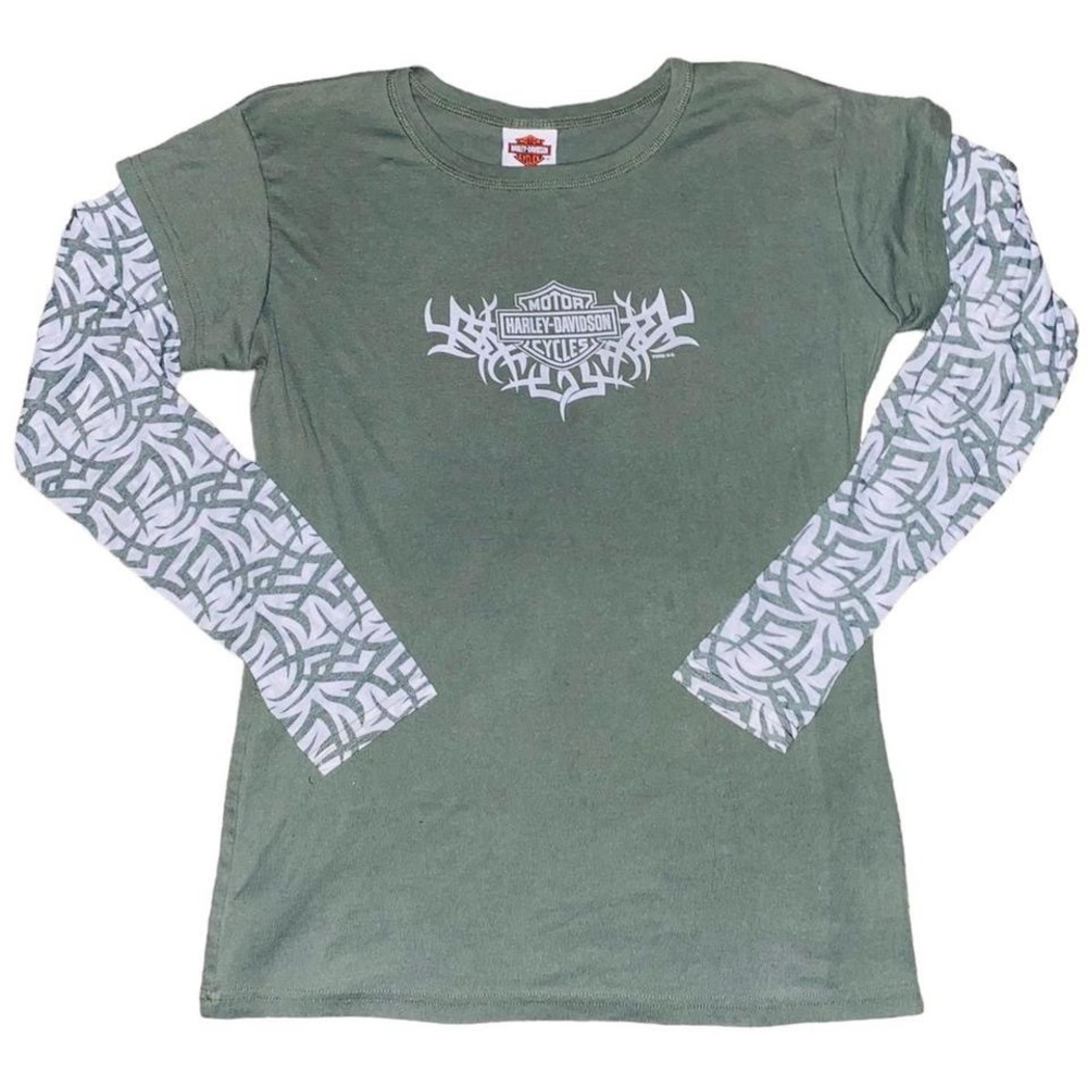 Vintage Y2K 2000s Fairy Core Ghost Town Long Sleeve T-shirt Tshirt